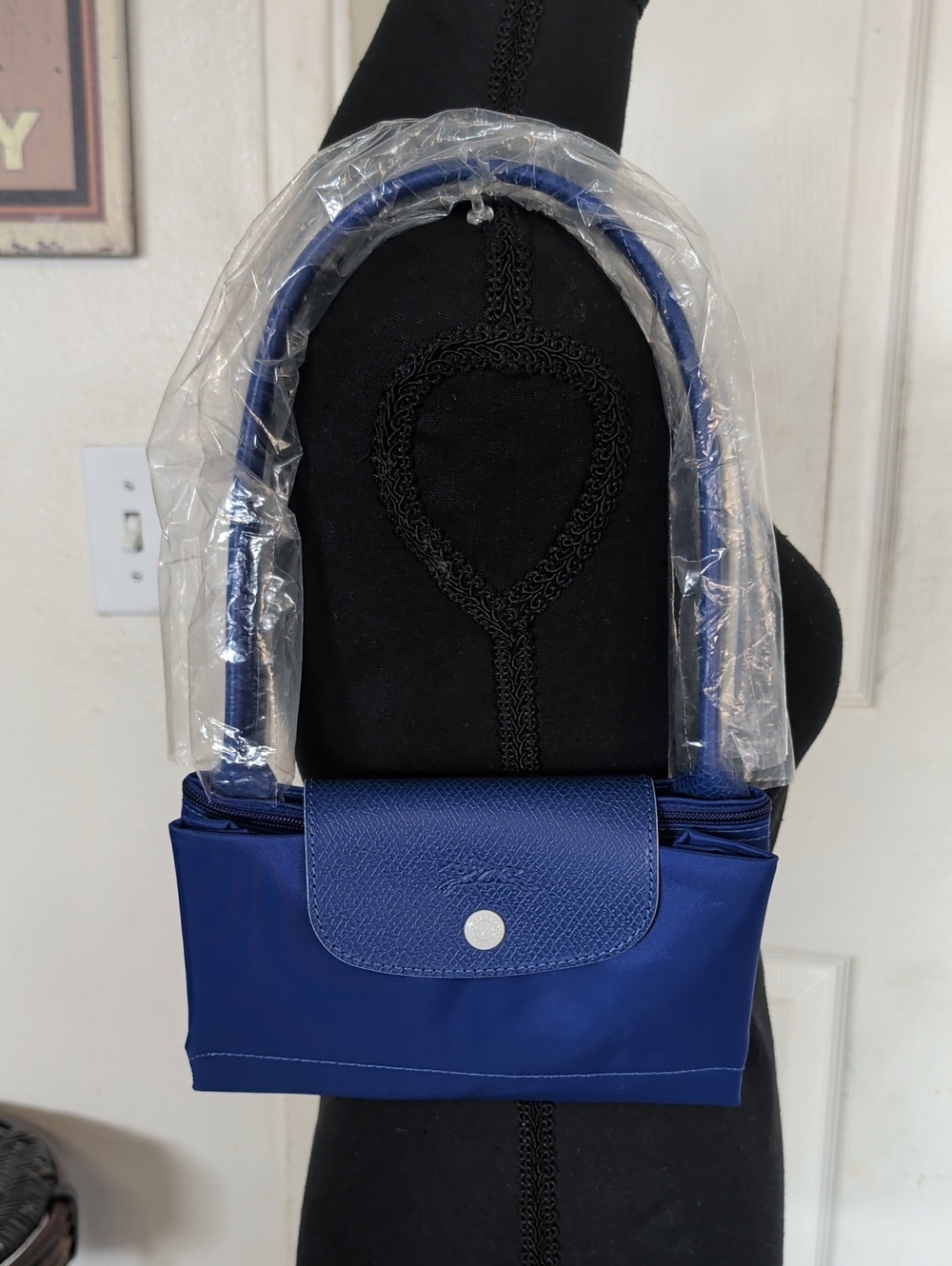 Longchamp Le Pileage Blue Shoulder Bag Cosmetic Bag